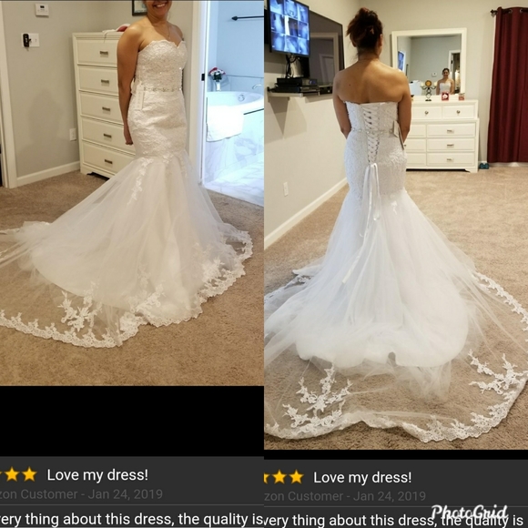 SOLD...Wedding gown - Picture 8 of 8